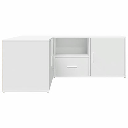 Hoekkast 200X40X45 Cm Bewerkt Hout Wit