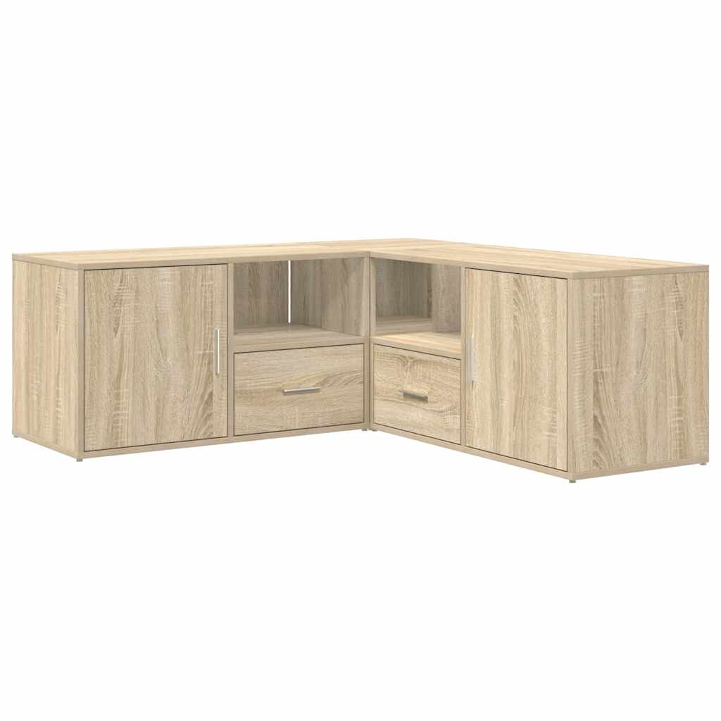 Hoekkast 200X40X45 Cm Bewerkt Hout Kleurig Sonoma eiken