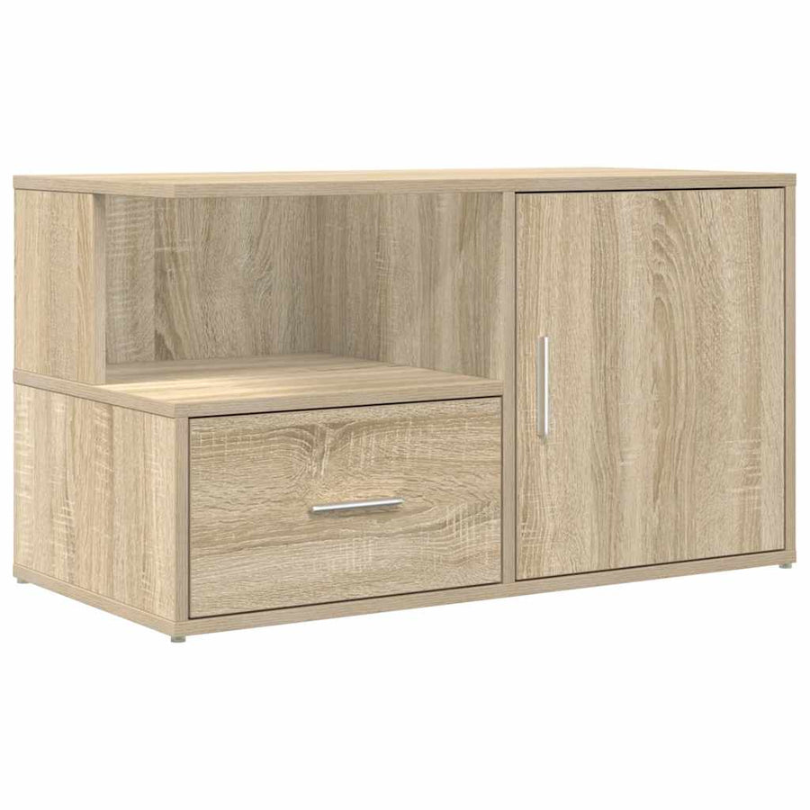 Hoekkast 200X40X45 Cm Bewerkt Hout Kleurig Sonoma eiken
