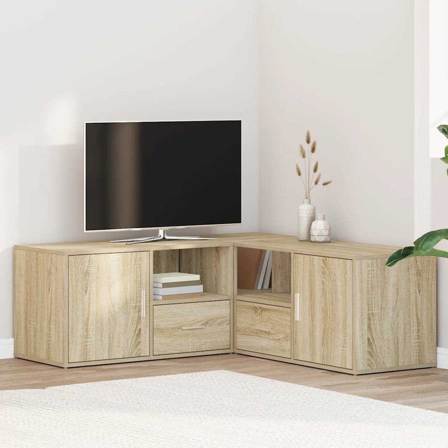 Hoekkast 200X40X45 Cm Bewerkt Hout Kleurig Sonoma eiken