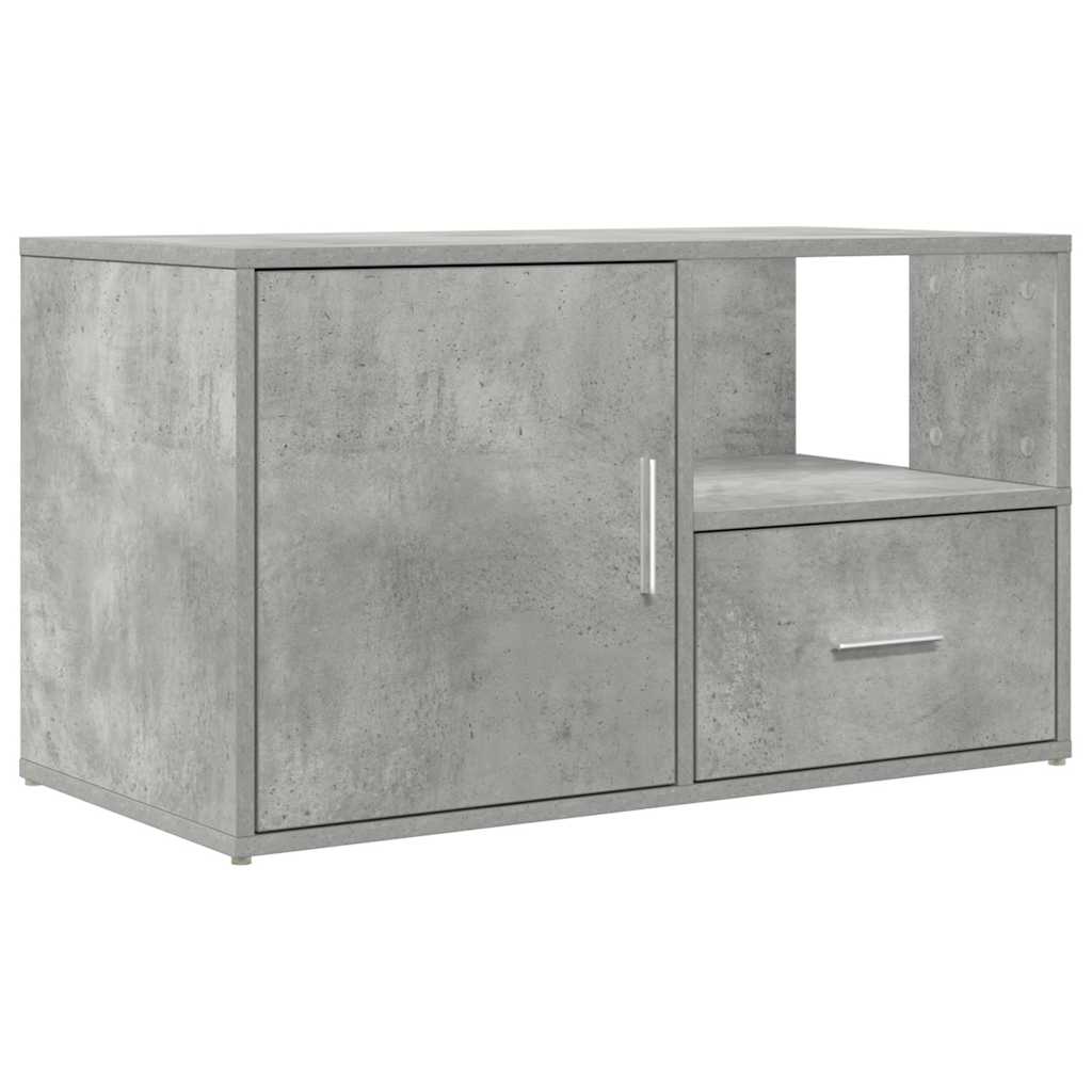 Hoekkast 200X40X45 Cm Bewerkt Hout Betongrijs