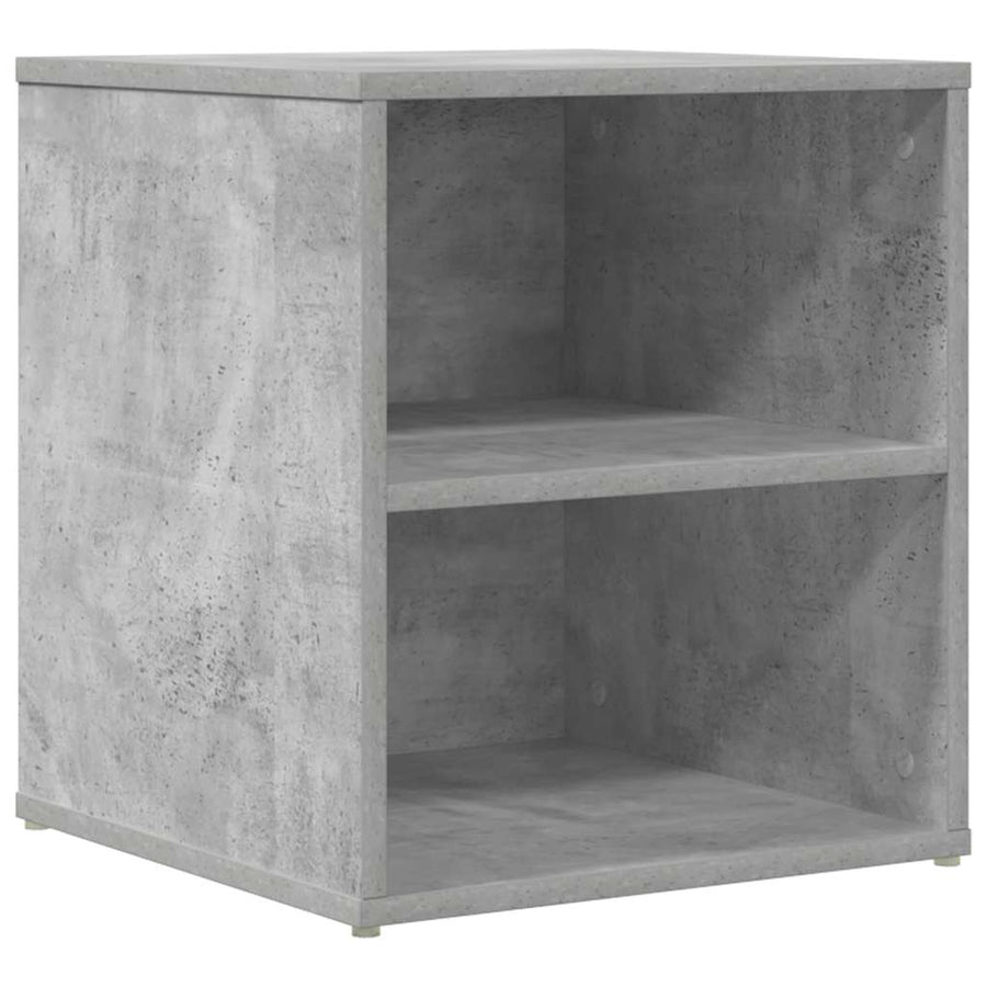 Hoekkast 200X40X45 Cm Bewerkt Hout Betongrijs