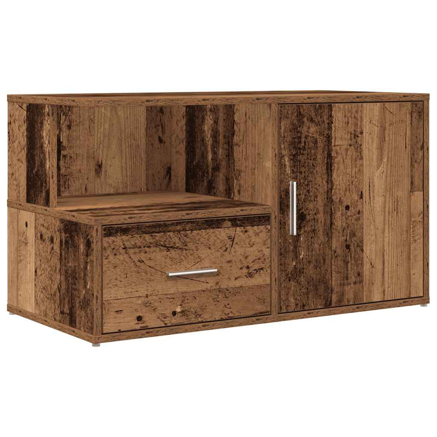 Hoekkast 200X40X45 Cm Bewerkt Hout Kleurig Oud hout