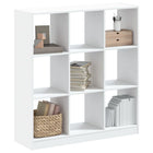Bookcase 102x32x108 cm engineered wood white