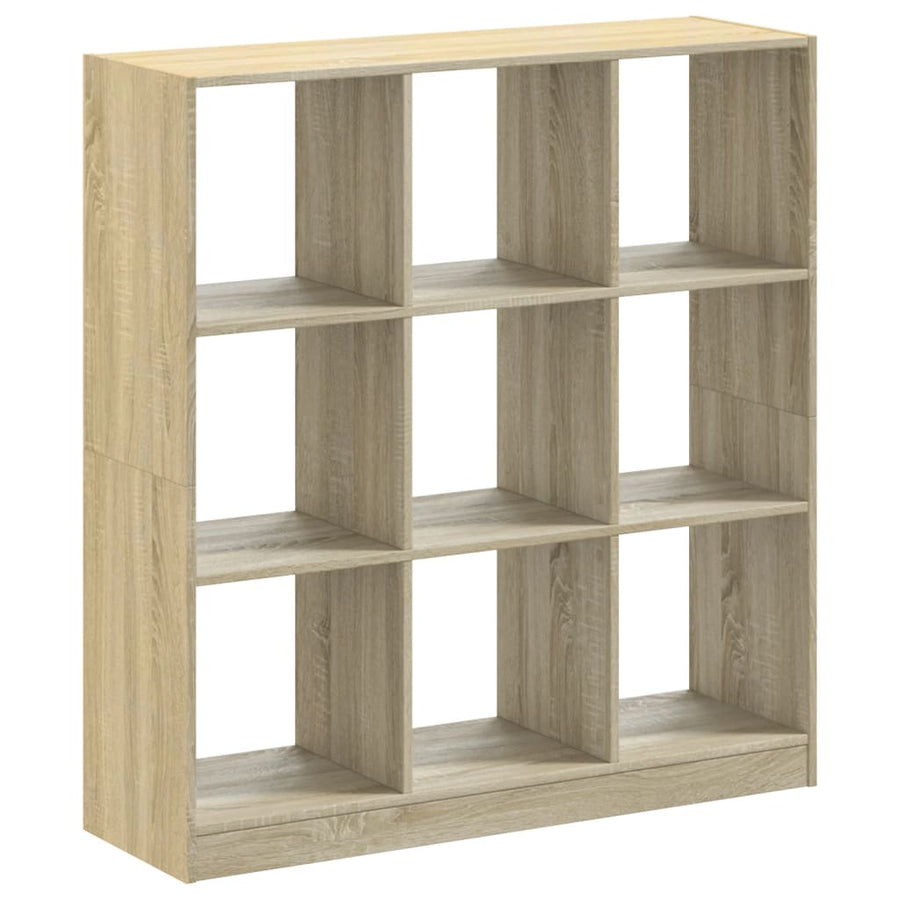 Boekenkast 102x32x108 cm bewerkt hout sonoma eikenkleurig