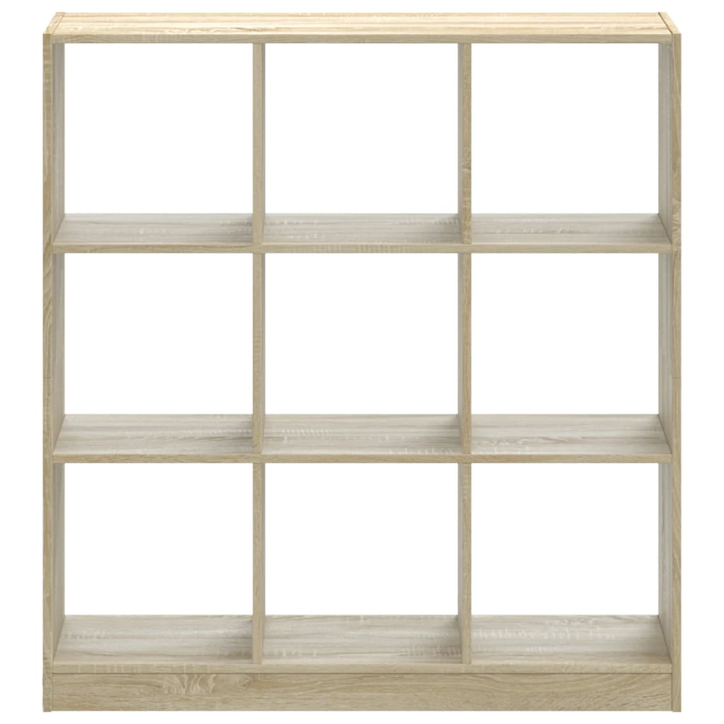 Boekenkast 102x32x108 cm bewerkt hout sonoma eikenkleurig