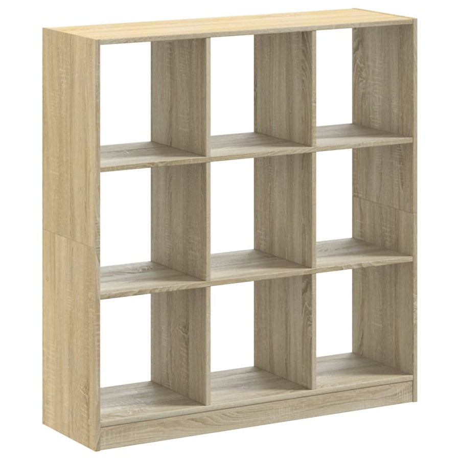 Boekenkast 102x32x108 cm bewerkt hout sonoma eikenkleurig