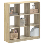 Boekenkast 102x32x108 cm bewerkt hout sonoma eiken
