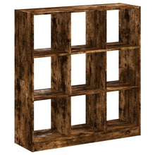 Boekenkast 102x32x108 cm bewerkt hout gerookt eikenkleurig