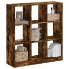 Bookcase 102x32x108 cm engineered wood smoked oak-coloured