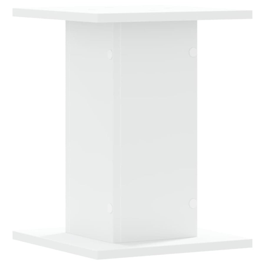 Plantenstandaards 2 st 30x30x40 cm bewerkt hout wit