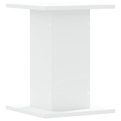 Plantenstandaards 2 st 30x30x40 cm bewerkt hout wit