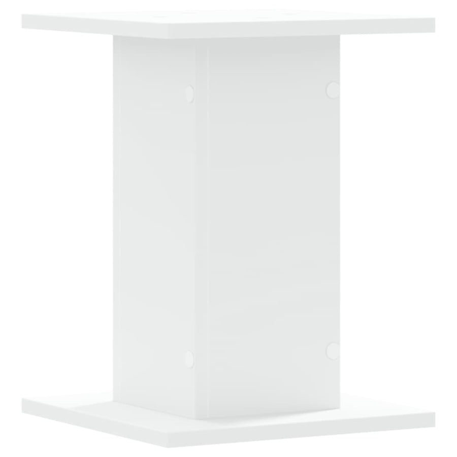 Plantenstandaards 2 st 30x30x40 cm bewerkt hout wit