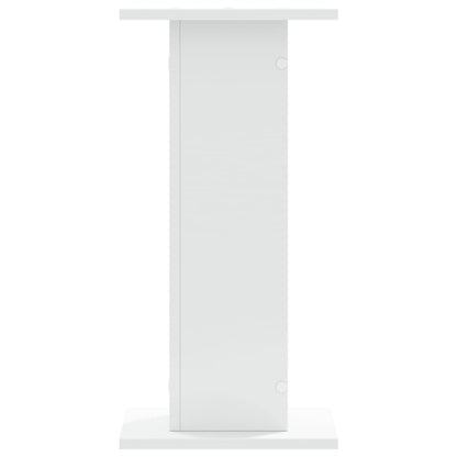 Plantenstandaards 2 st 30x30x60 cm bewerkt hout wit