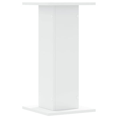 Plantenstandaards 2 st 30x30x60 cm bewerkt hout wit