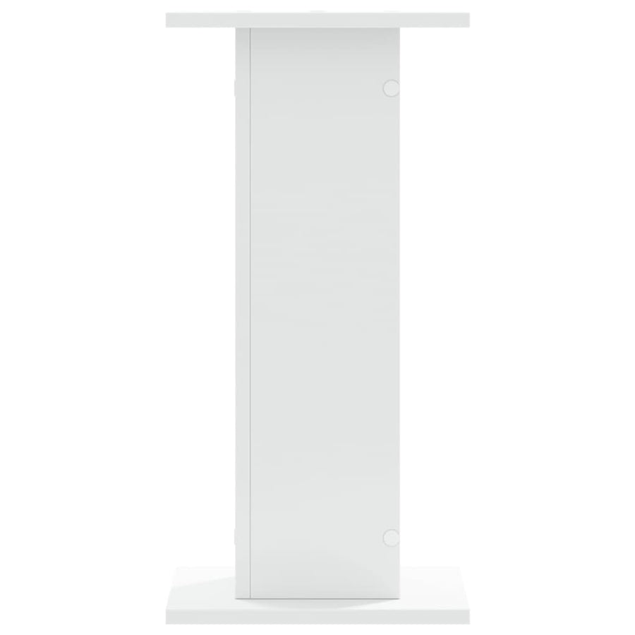 Plantenstandaards 2 st 30x30x60 cm bewerkt hout wit