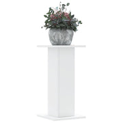 Plantenstandaard 2 st 60 cm wit bewerkt hout