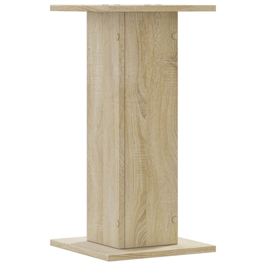 Plantenstandaards 2 st 30x30x60 cm bewerkt hout sonoma eiken