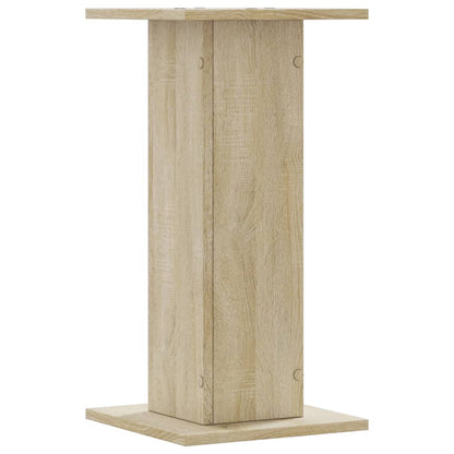 Plantenstandaards 2 st 30x30x60 cm bewerkt hout sonoma eiken