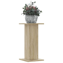 Plantenstandaards 2 st 30x30x60 cm bewerkt hout sonoma eiken