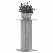 Plantenstandaard 2 st 30x30x60 cm bewerkt hout grijs