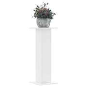 Plantenstandaard 2 stuks 80 cm wit bewerkt hout