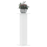Plantenstandaard 30x30x95 cm bewerkt hout wit 2 stuks