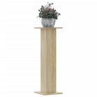 Plant stands 2 pcs 30x30x95 cm processed wood Sonoma oak