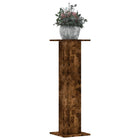 Plant stands 2 pcs 30x30x95 cm treated wood smoked oak
