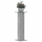 Plant stands 2 pcs 30x30x95 cm engineered wood gray Sonoma