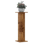 Plantenstandaard 2 st 95 cm bewerkt hout oud houtkleurig