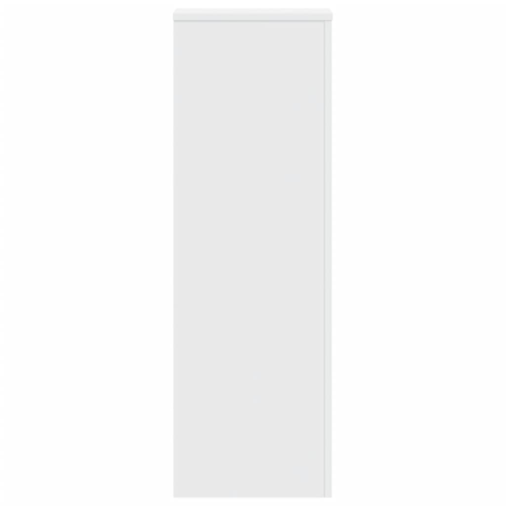 Plantenstandaards 2 st 33x33x100 cm bewerkt hout wit