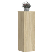 Plantenstandaard 33x33x100 cm bewerkt hout sonoma eiken