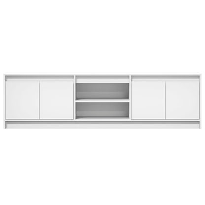 Tv-Meubel Met Led 180X34X50 Cm Bewerkt Hout 180 cm
