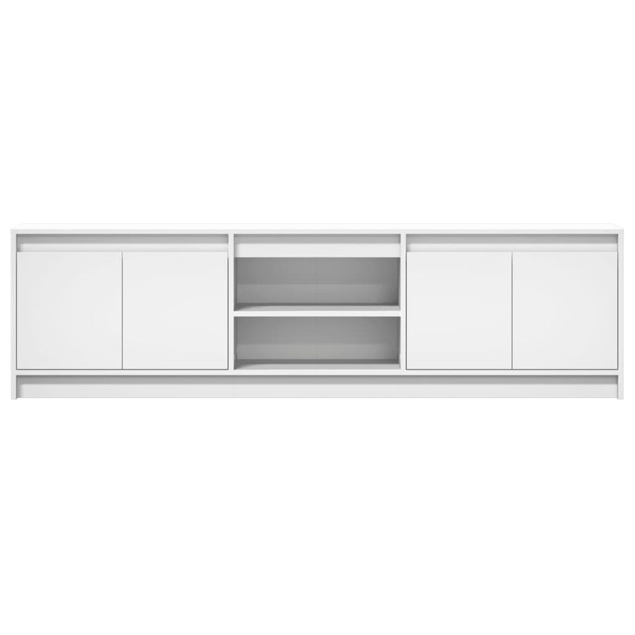 Tv-Meubel Met Led 180X34X50 Cm Bewerkt Hout 180 cm