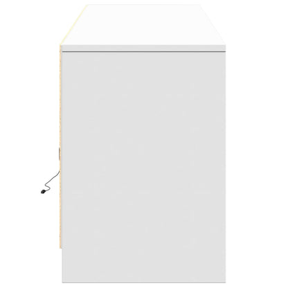 Tv-Meubel Met Led 180X34X50 Cm Bewerkt Hout 180 cm