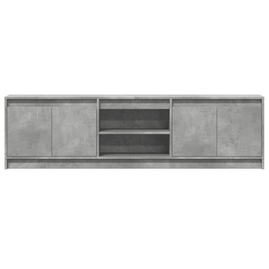 Tv-Meubel Met Led 180X34X50 Cm Bewerkt Hout 180 cm