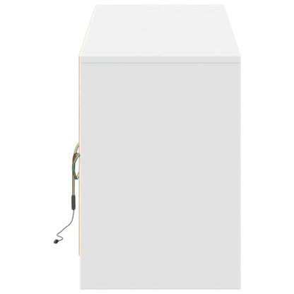 Tv-Meubel Met Led 180X34X50 Cm Bewerkt Hout 180 cm