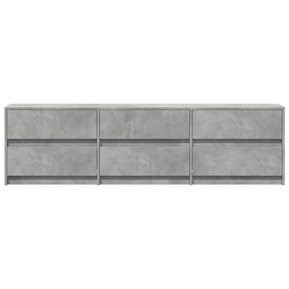 Tv-Meubel Met Led 180X34X50 Cm Bewerkt Hout 180 cm
