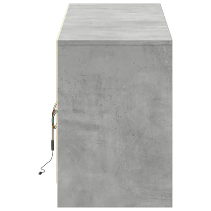 Tv-Meubel Met Led 180X34X50 Cm Bewerkt Hout 180 cm