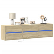 Tv-wandmeubel 180x31x45 cm sonoma eiken