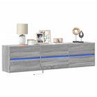 Tv-wandmeubel 180x31x45 cm grijs sonoma