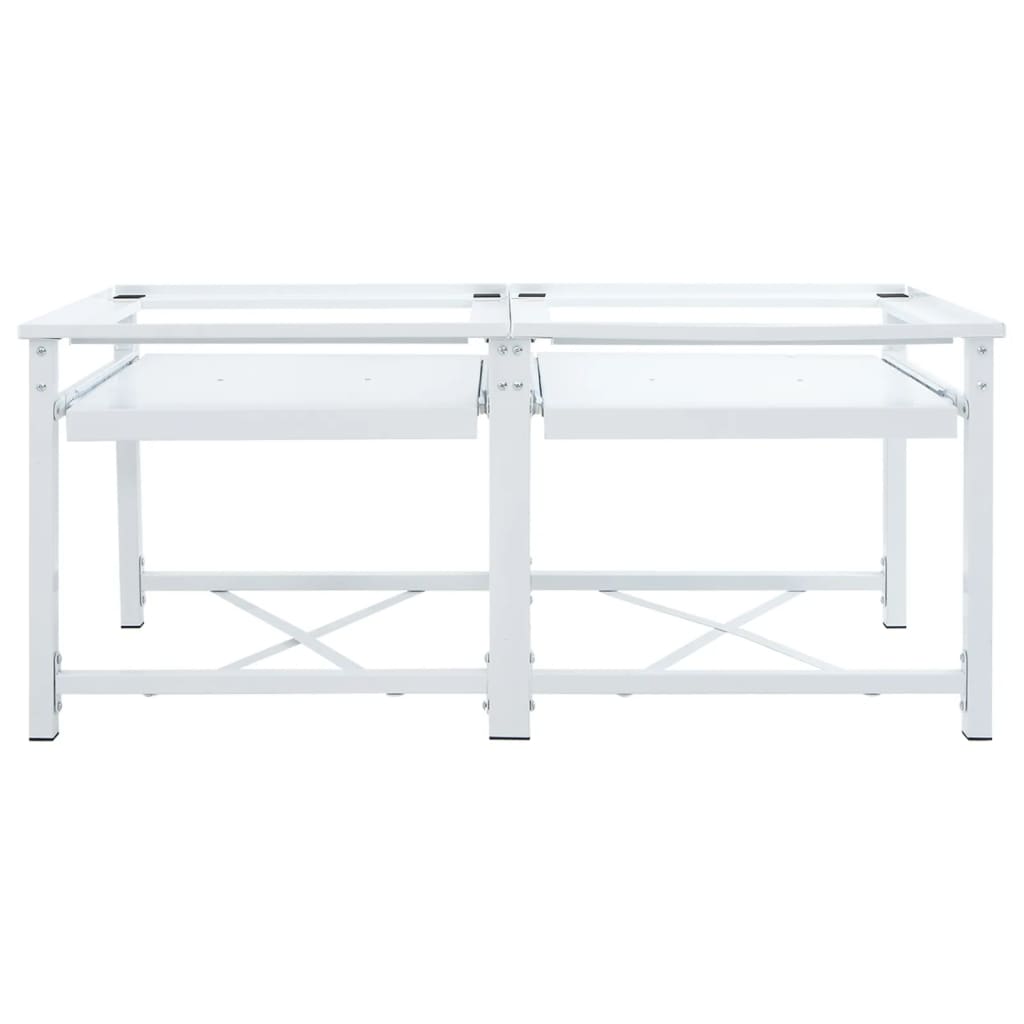 | Wasmachine Pedestal | Wit Staal