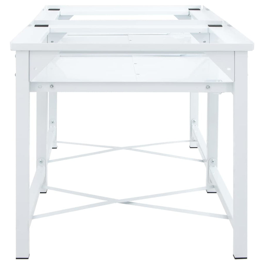 | Wasmachine Pedestal | Wit Staal