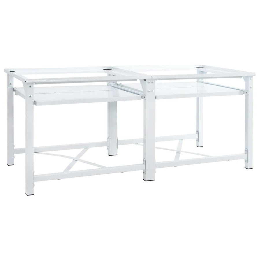 | Wasmachine Pedestal | Wit Staal