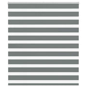 Zebra rolgordijn 135x150 cm donkergrijs