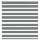 Zebra rolgordijn 140x150 cm donkergrijs