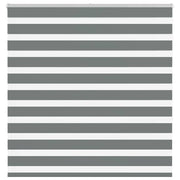 Zebra roller blind 140x150 cm fabric width 135.9 cm dark grey
