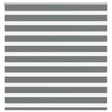 Zebra rolgordijn 140x150 cm stofbreedte 135,9 cm donkergrijs