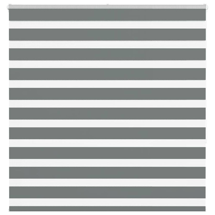 Zebra rolgordijn 140x150 cm stofbreedte 135,9 cm donkergrijs